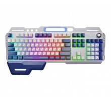 Ігрова клавіатура Maxxter KBG-RGB-01-UA, мультимедіа, RGB підсвічування, металева