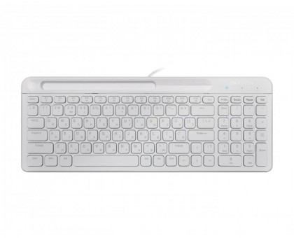 Проводная клавиатура Maxxter KB-01W-UA, ножничный механизм, белая Проводная клавиатура Maxxter KB-01W-UA, ножничный механизм, белая