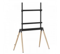 Напольная тумба под телевизор Gembird TVS-86F-01-BK, 55" - 86" (до 40 кг)