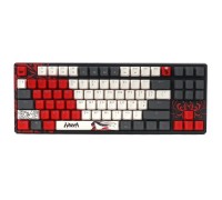 Механическая игровая клавиатура Bloody S87 (Naraka), красные свитчи, USB, RGB расная подсветка, BLMS Red Plus Switch