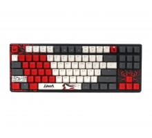 Механическая игровая клавиатура Bloody S87 (Naraka), красные свитчи, USB, RGB расная подсветка, BLMS Red Plus Switch