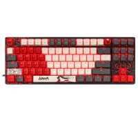 Механічна ігрова клавіатура Bloody S87 (Naraka), червоні світчі, USB, RGB червоне підсвічування, BLMS Red Plus Switch