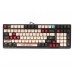 Механическая игровая клавиатура A4Tech Bloody S98 (Pixels Red), USB, подсветка, BLMS Red Plus Switch, серо-белая