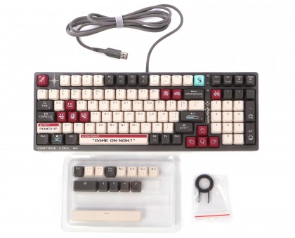 Механическая игровая клавиатура A4Tech Bloody S98 (Pixels Red), USB, подсветка, BLMS Red Plus Switch, серо-белая Механическая игровая клавиатура A4Tech Bloody S98 (Pixels Red), USB, подсветка, BLMS Red Plus Switch, серо-белая