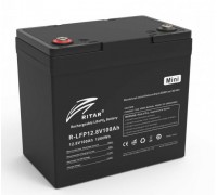 Акумуляторна електрична батарея літієва Ritar R-LFP12.8V100AH-MINI
