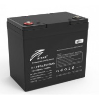 Акумуляторна електрична батарея літієва Ritar R-LFP12.8V100AH-MINI