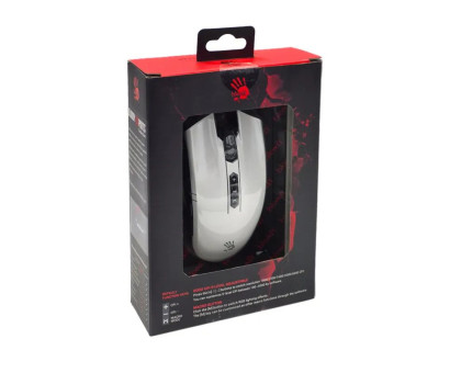 Миша ігрова A4Tech ES7 (Panda White), чорно-біла