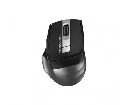 Миша бездротова безшумна A4Tech Fstyler FG35S (Grey), USB, колір чорний+сірий