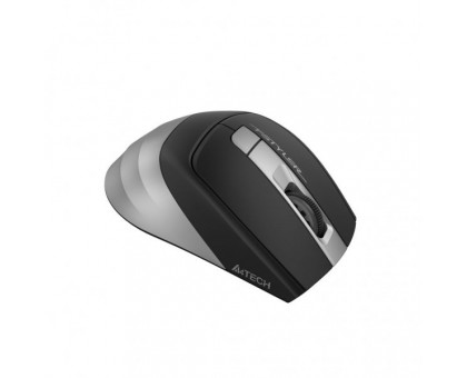 Миша бездротова безшумна A4Tech Fstyler FG35S (Grey), USB, колір чорний+сірий