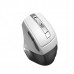 Миша бездротова безшумна A4Tech Fstyler FG35S (Silver), USB, колір білий+сірий