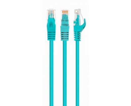 Патч корд Cablexpert PP6U-0.5M/G, UTP, категорія. 6, литий,  50u" штекер із фіксатором, 0,5 м,  зеленій