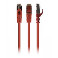 Патч корд Cablexpert PP6A-LSZHCU-R-0.25M, S/STP, литий, 50u" штекер із фіксатором, 0,25 м, червоний