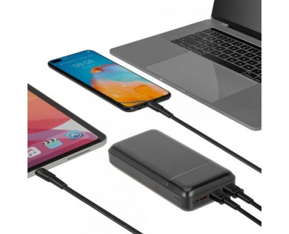 Портативний зарядний пристрій Rivacase, 20000 mA, RIVAPOWER VA2102 (Black) Портативний зарядний пристрій Rivacase, 20000 mA, RIVAPOWER VA2102 (Black)