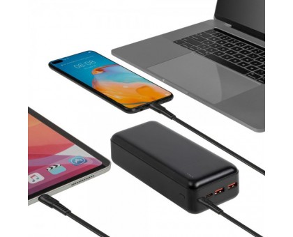 Портативний зарядний пристрій Rivacase, 30000 mA, RIVAPOWER VA2103 (Black) Портативний зарядний пристрій Rivacase, 30000 mA, RIVAPOWER VA2103 (Black)
