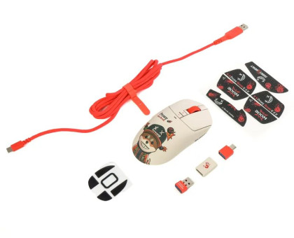 Миша ігрова бездротова Bloody R72 Ultra (Proxy Boom), колір білий з малюнком