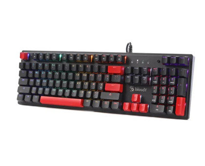 Механічна ігрова клавіатура Bloody S525N (Fire Black), чорна