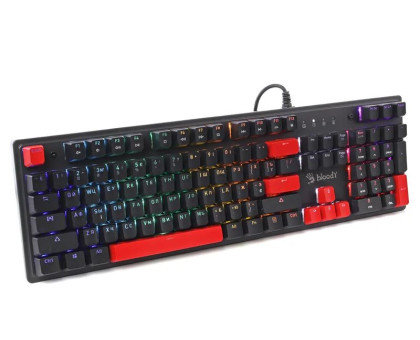 Механічна ігрова клавіатура Bloody S525N (Fire Black), чорна