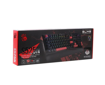 Механічна ігрова клавіатура Bloody S525N (Fire Black), чорна