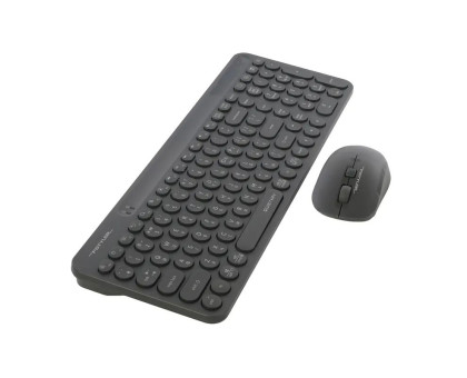 Комплект бездротовий, клавіатура з мишою, A4Tech Fstyler FG3300 Air2 (Grey), сірий колір