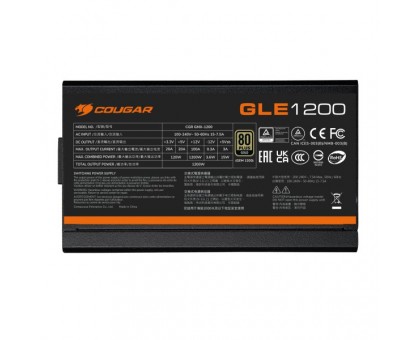 Блок живлення Cougar GLE 1200, 1200 Вт, 80 Plus Gold, модульний