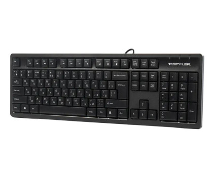 Клавіатура A4Tech Fstyler FK12 (Black), USB, колір чорний