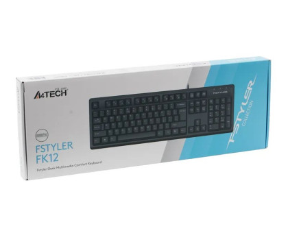 Клавіатура A4Tech Fstyler FK12 (Black), USB, колір чорний