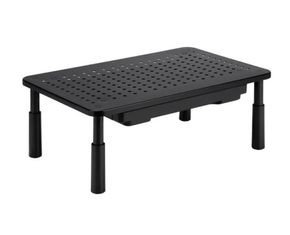 Стiл для монiтору/ноутбука Gembird MS-TABLE-D-01 з шухлядою, прямокутний, метал