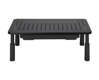 Стiл для монiтору/ноутбука Gembird MS-TABLE-D-01 з шухлядою, прямокутний, метал