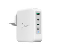 Зарядний пристрій J5create JUP43130E-EN ,1 USB-A / 3 USB-С