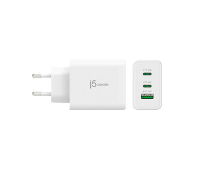 Зарядний пристрій J5create JUP3365E-EN ,1 USB-A / 2 USB-С
