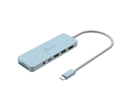 Багатопортовий мультиадаптер J5create JCD373EC-N, USB Type-C 6-в-1