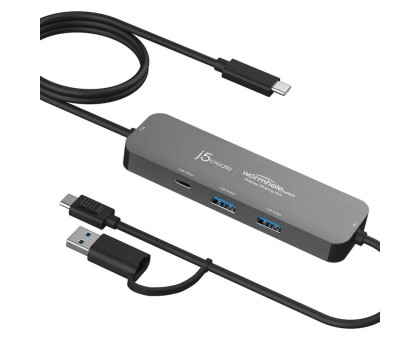 Багатопортовий мультиадаптер Wormhole Switch J5create JCH462-N