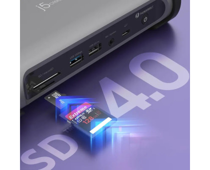 Док станція J5create JTD568-EN, Type-C 15-в-1