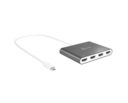 Багатопортовий мультиадаптер J5create JCA366-N USB-C на 4xHDMI