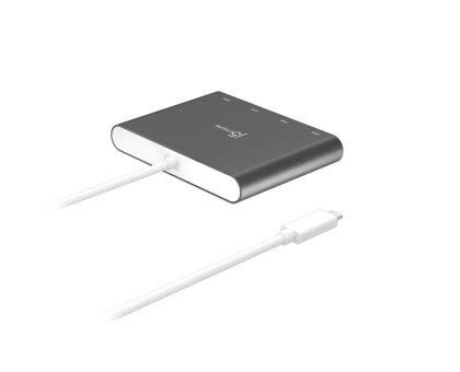 Багатопортовий мультиадаптер J5create JCA366-N USB-C на 4xHDMI