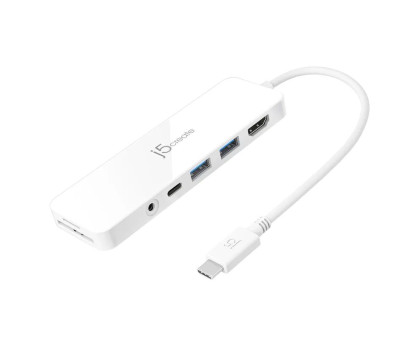 Багатопортовий мультиадаптер J5create JCD373-N, USB Type-C 5-в-1