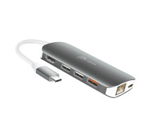Багатопортовий мультиадаптер J5create JCD383-N, USB Type-C 9-в-1