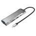 Багатопортовий мультиадаптер J5create JCD393-N, USB-C 10Gbps, 7-в-1 (хаб/HDMI/PD/картридер), сірий