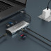 Багатопортовий мультиадаптер J5create JCD393-N, USB-C 10Gbps, 7-в-1 (хаб/HDMI/PD/картридер), сірий