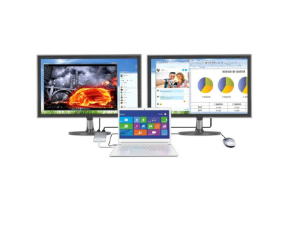 Многопортовый мультиадаптер J5create JUA365-N USB-A на 2xHDMI (2 независимых экрана)
