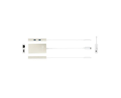 Багатопортовий мультиадаптер J5create JCA374-N, USB Type-C 5-в-1