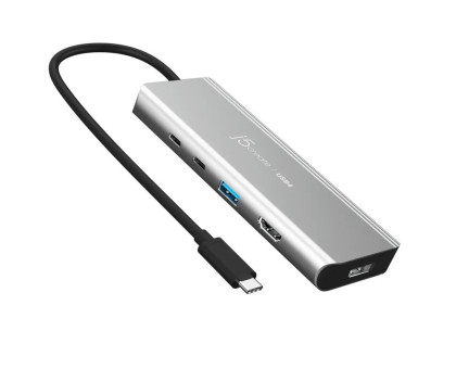 Багатопортовий мультиадаптер J5create JCD401-N, USB-C 7-в-1