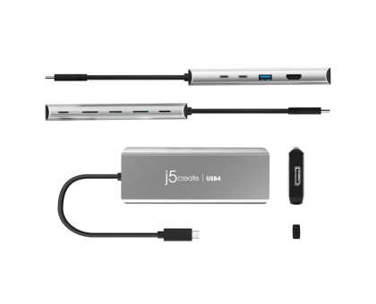 Багатопортовий мультиадаптер J5create JCD401-N, USB-C 7-в-1