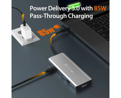 Багатопортовий мультиадаптер J5create JCD401-N, USB-C 7-в-1