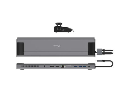 Док-станція J5create JCD552-N, USB Type-C 12-в-1