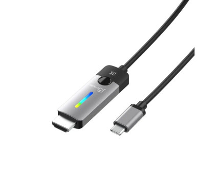 Кабель J5create JCC157-N, USB-C на HDMI, 1.8м