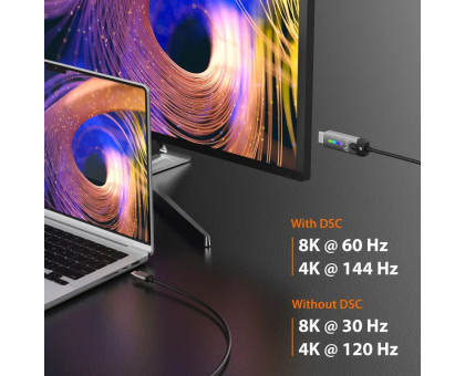 Кабель J5create JCC157-N, USB-C на HDMI, 1.8м