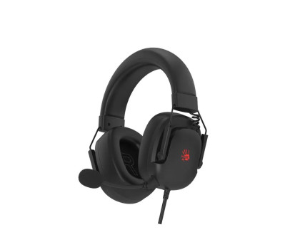 Гарнітура ігрова Bloody G585 (Black), складна конструкція, 7.1 віртуальний звук, RGB підсвічування, USB, колір чорний