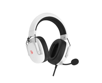 Гарнітура ігрова Bloody G585 (White) з підсвічуванням, USB, колір білий