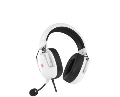 Гарнітура ігрова Bloody G585 (White) з підсвічуванням, USB, колір білий